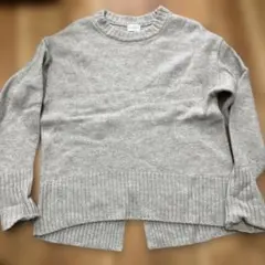 green label relaxing クルーネックニット グレー 長袖