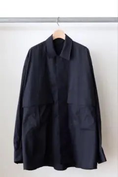 【新品】 ESSAY 【エッセイ】 シャツ Sサイズ ダークネイビーのサムネイル
