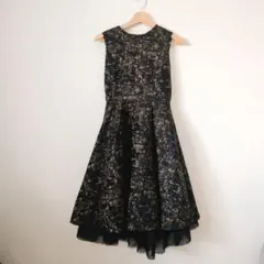 GIRL パーティードレス ノースリーブ ペチコート&ショール付 S