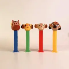 PEZ ライオンキング 4個セット シンバ ナラ ティモン プンバァ ディズニー