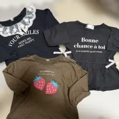 90 ロンT 長袖 バースデイ いちご しまむら