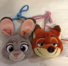 公式通販完売品　ズートピア　ショルダーバック　ジュディ＆ニック 2点セット