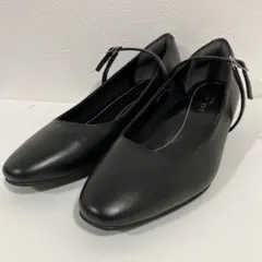AOKI LES MUES レミュー 黒 就活 通勤　ストラップパンプス 4Eのサムネイル
