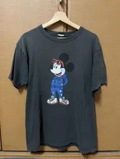 【早い者勝ち】レア DisneyTシャツ 古着 ミッキー 限定 ブラックTシャツ