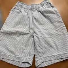 GU ストライプ柄 ハーフパンツ　140