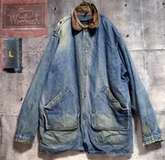 Vintage Woolrich DENIM coverall blanketのサムネイル