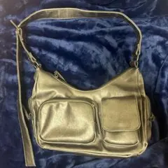 PAGEBOY ショルダーバッグ メタリックゴールドのサムネイル