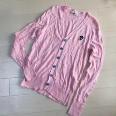 ほ*草様 Laundry ランドリー　コットン　カーディガン　りんごちゃんアップのサムネイル
