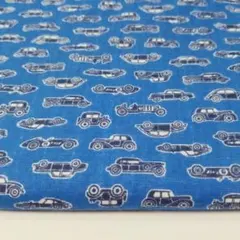 5-41　IBUKI　レトロカー　ダブルガーゼ　生地　布　はぎれ　車　くるま