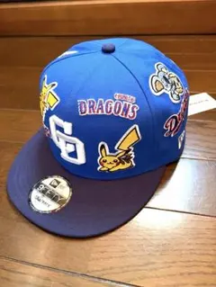 中日ドラゴンズ ポケモンキャップ フリーサイズ タグ付新品未使用品