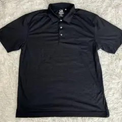 CUTTER&BUCK ブラック ポロシャツ サイズL DRYTEC 吸湿発散