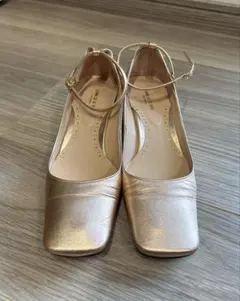 COMME CA DU MODE スクエアトゥ パンプス 23cm