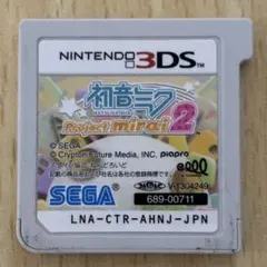 初音ミク Project mirai 2 3DSカセット　ARカード付き