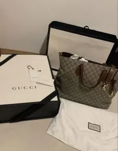 GUCCI GGスプリーム 2way トートバッグ