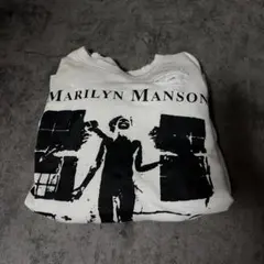 MARILYN MANSON ダメージ加工 スウェット