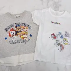 パウパトロール　パウパト　Tシャツ 2枚セット　ブランシェス　UNIQLO 半袖