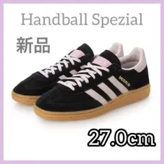 新品　adidas アディダス　ハンドボール スペツィアル 27cm　黒ピンク