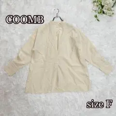 新品】COEL コエル 2wayリボンタイブラウス ベージュ長袖 レースアップ