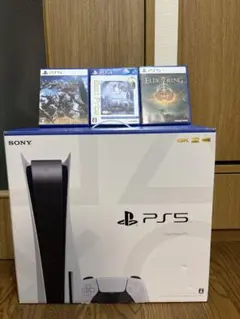 PS5 CFI-1200A01 本体&ソフト3つ
