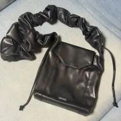 HARE ギャザーMINIショルダーBAG 黒