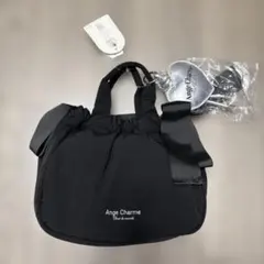 しまむら辻希美アンジュシャルムハンドバッグ黒