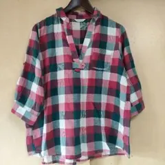 まさちゃん様専用レディース♥トップスシャツブラウス七分丈半袖　Мサイズ綿