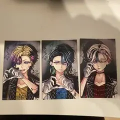 悪魔執事と黒い猫　バレンタイントレカ風カード　ベリアン　バスティン　ロノ