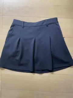 JUN&ROPE ブラック プリーツスカート M