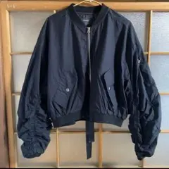 ✨人気の　ブラック MA-1 ジャケット　ベルシュカ　M