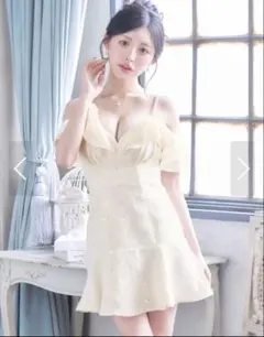 Jewelsミニドレス ホワイト