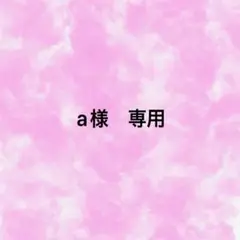 a様　専用ページ