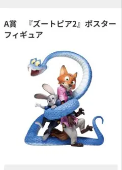 Happyくじ ズートピア2 ポスターフィギュア