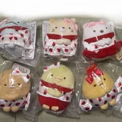 すみっコぐらし サクマ いちご てのりぬいぐるみ キーホルダー 計10 