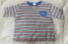 シェリール　ボーダーリブTシャツ　100cmのサムネイル