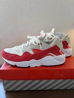 Nike Air Huarache エアハラチ 赤 白 スニーカー/26cm