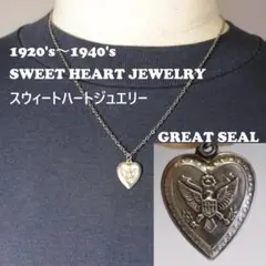 40s スウィートハートジュエリー WW2 イーグル USAAF ミリタリー