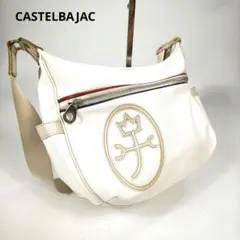 CASTELBAJAC ショルダーバッグ メンズ レザー ビックロゴ 良品のサムネイル