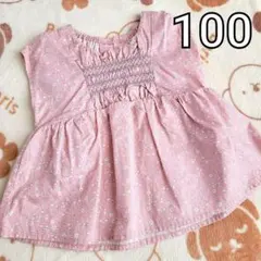 teteatete 花柄 トップス 100