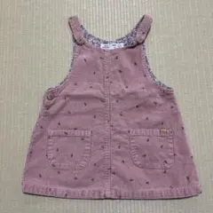 Zarababy ジャンバースカート 9-12ヶ月 くすみピンク　80