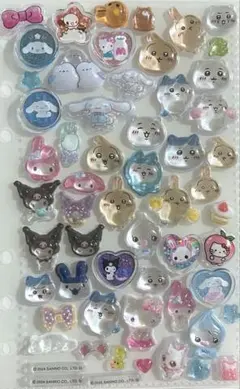 ボンボンドロップシール 正規品 おすそわけ ちいかわ サンリオ おはじきシール