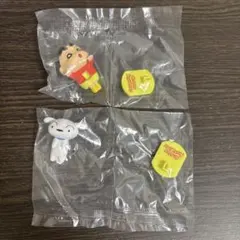 クレヨンしんちゃん　くっつきマスコット　しんちゃんシロ