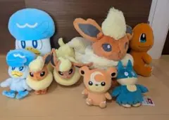 ポケモン ぬいぐるみ　ポケモンセンターふわふわ抱きぬいぐるみブースターまとめ売り