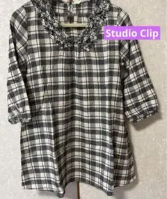 Studio Clip 7分袖チュニックブラウス