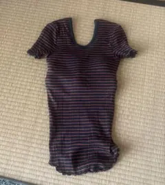 hakuji ボーダー　カップ付きトップスのサムネイル