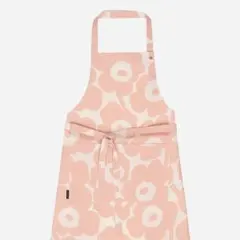 新品 marimekko エプロン ウニッコ マリメッコ ピンク