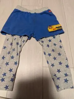 ミキハウス　星柄パンツとフリースショートパンツセット 90cm