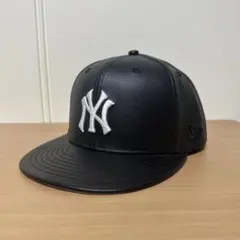 7 3/8　ニューエラ ニューヨーク・ヤンキース レザー　キャップ
