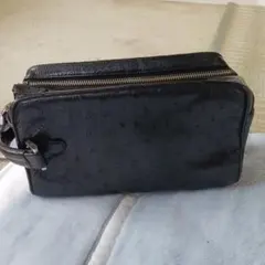 超美品！正規品オーストリッチセカンドバック