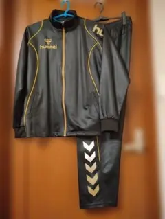 hummel ジャージ上下セット ブラック/ゴールド