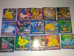 ポケモン　トップサン　シール　ピカチュウ　他　計１５枚